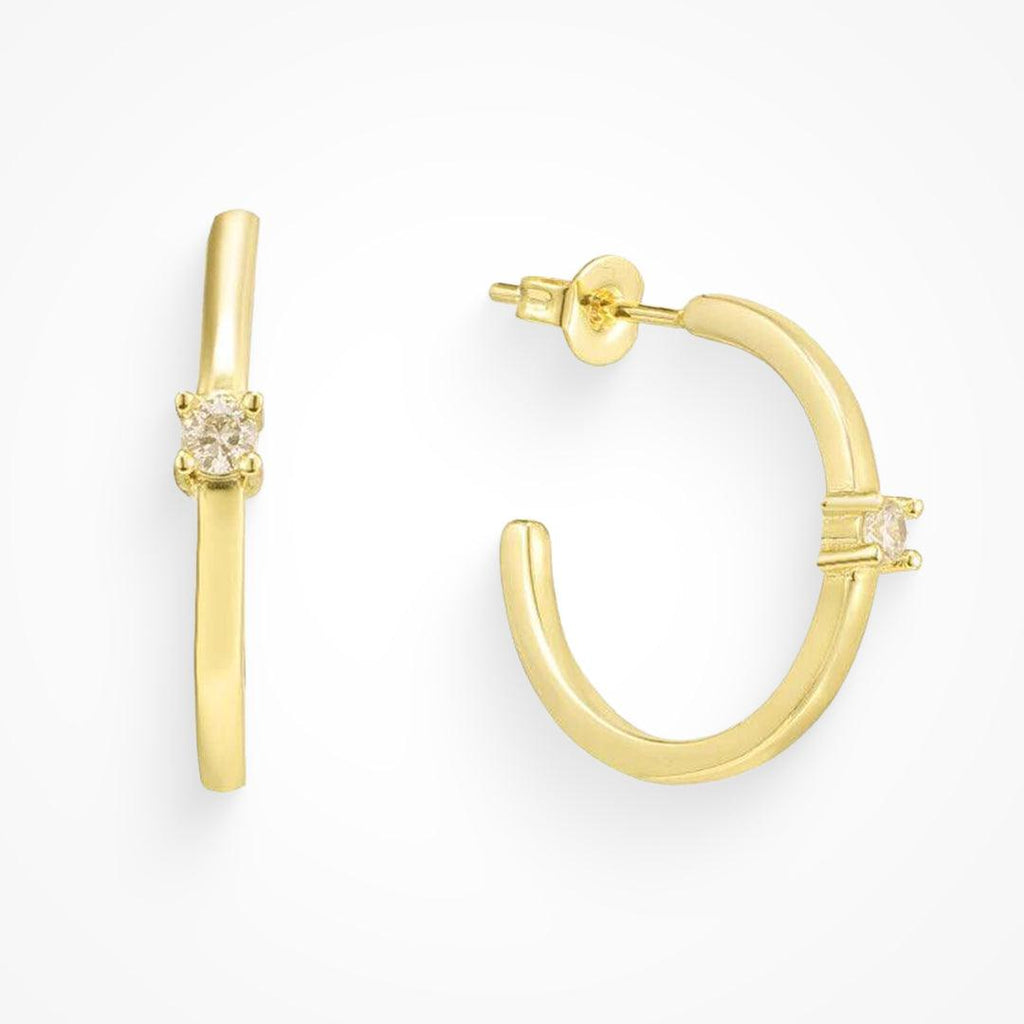 Evry Jewels Martini Hoops