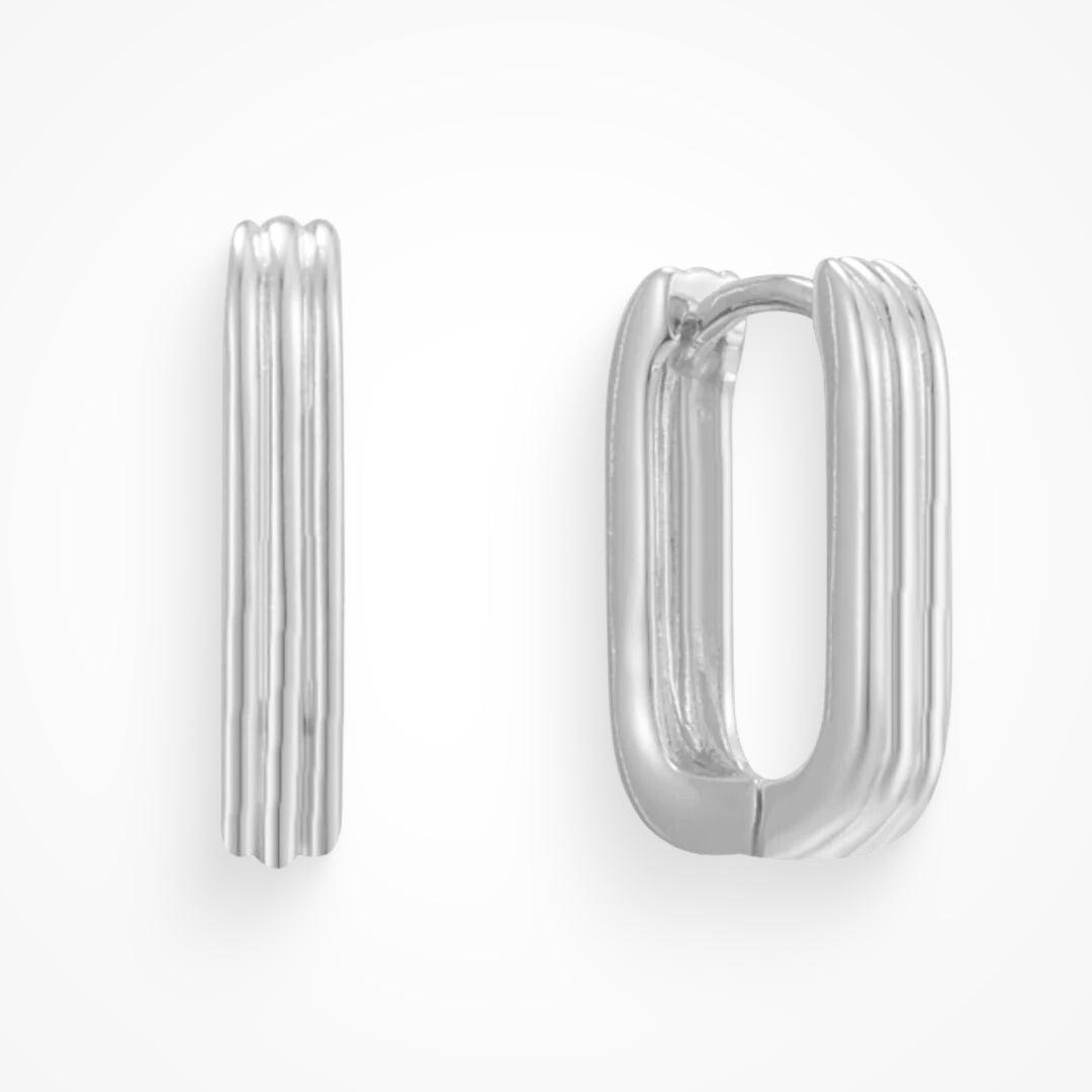 Evry Jewels Midtown Hoop Earrings