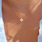 Evry Jewels Opal Blossom Necklace