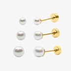 Evry Jewels Flat Back Earrings Set Collection