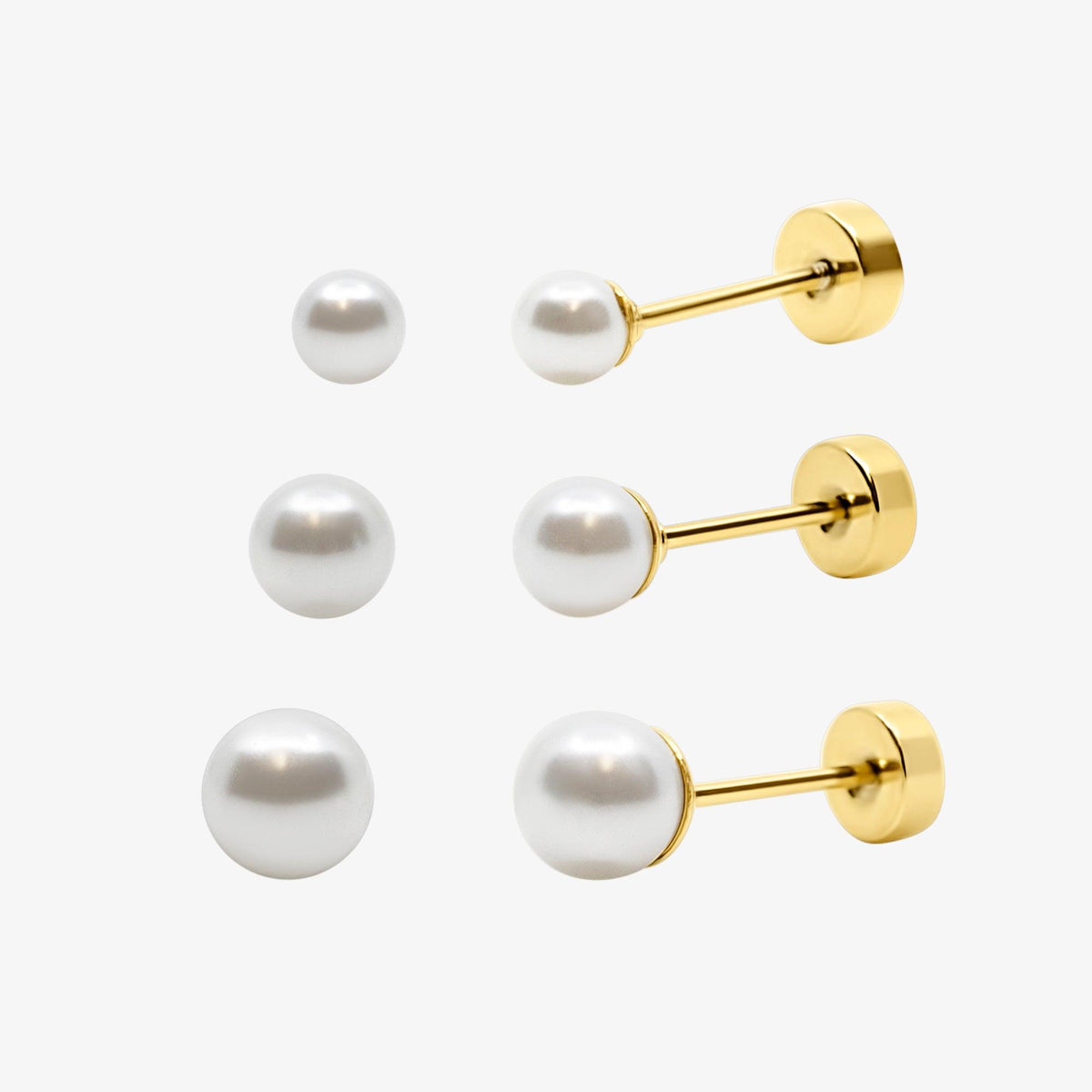 Evry Jewels Flat Back Earrings Set Collection