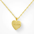 Evry Jewels Custom/Personalized Heart Locket Necklace