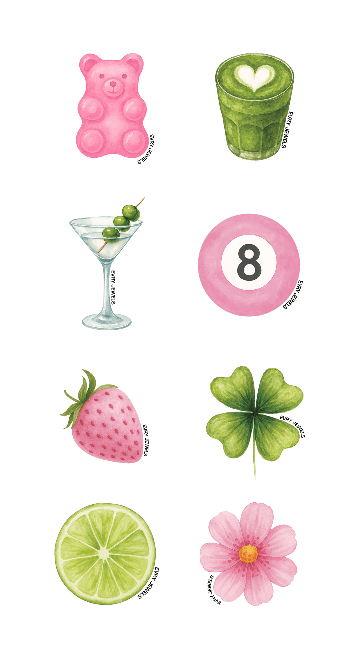 Evry Jewels It Girl Sticker Pack