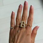 Evry Jewels Sweet Swirl Pinky Ring