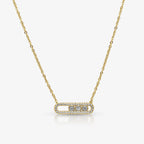 Evry Jewels Starlight Bar Necklace