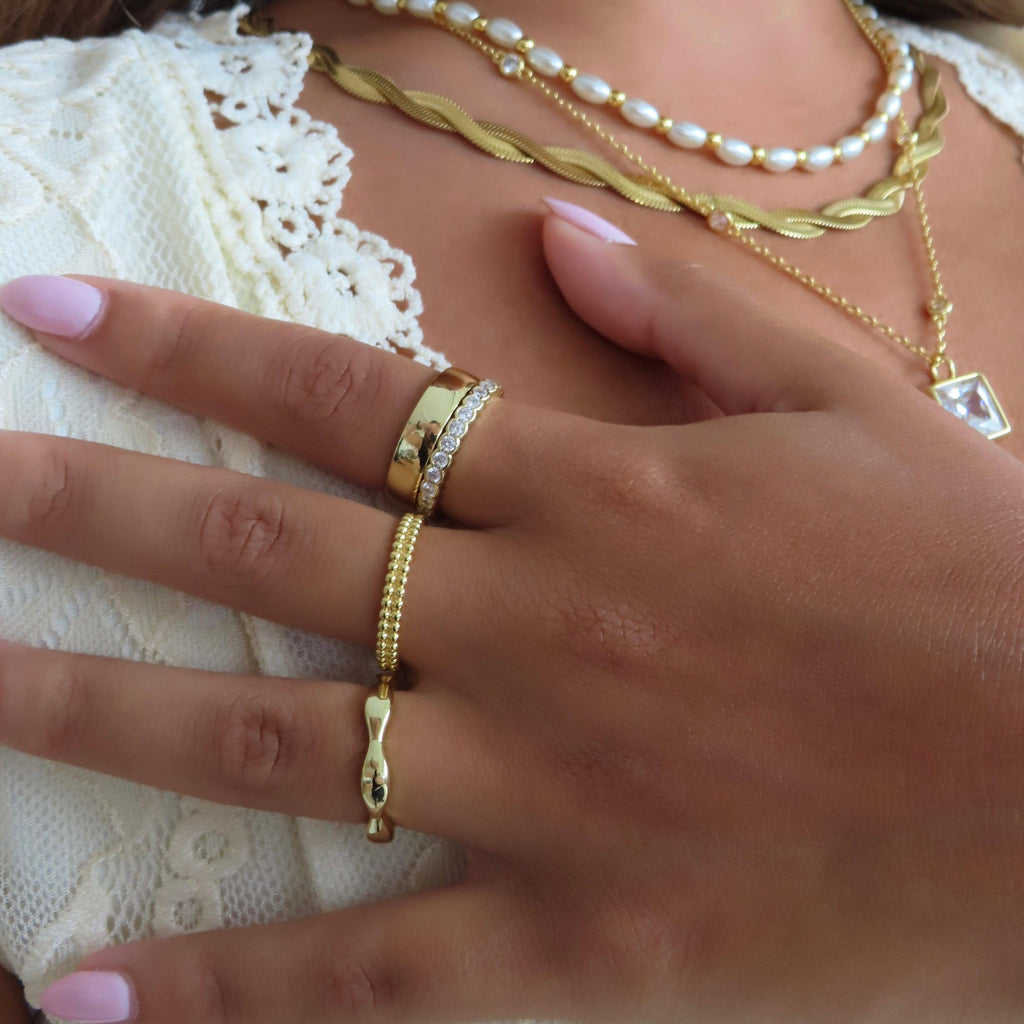 Evry Jewels Plain Jane Ring