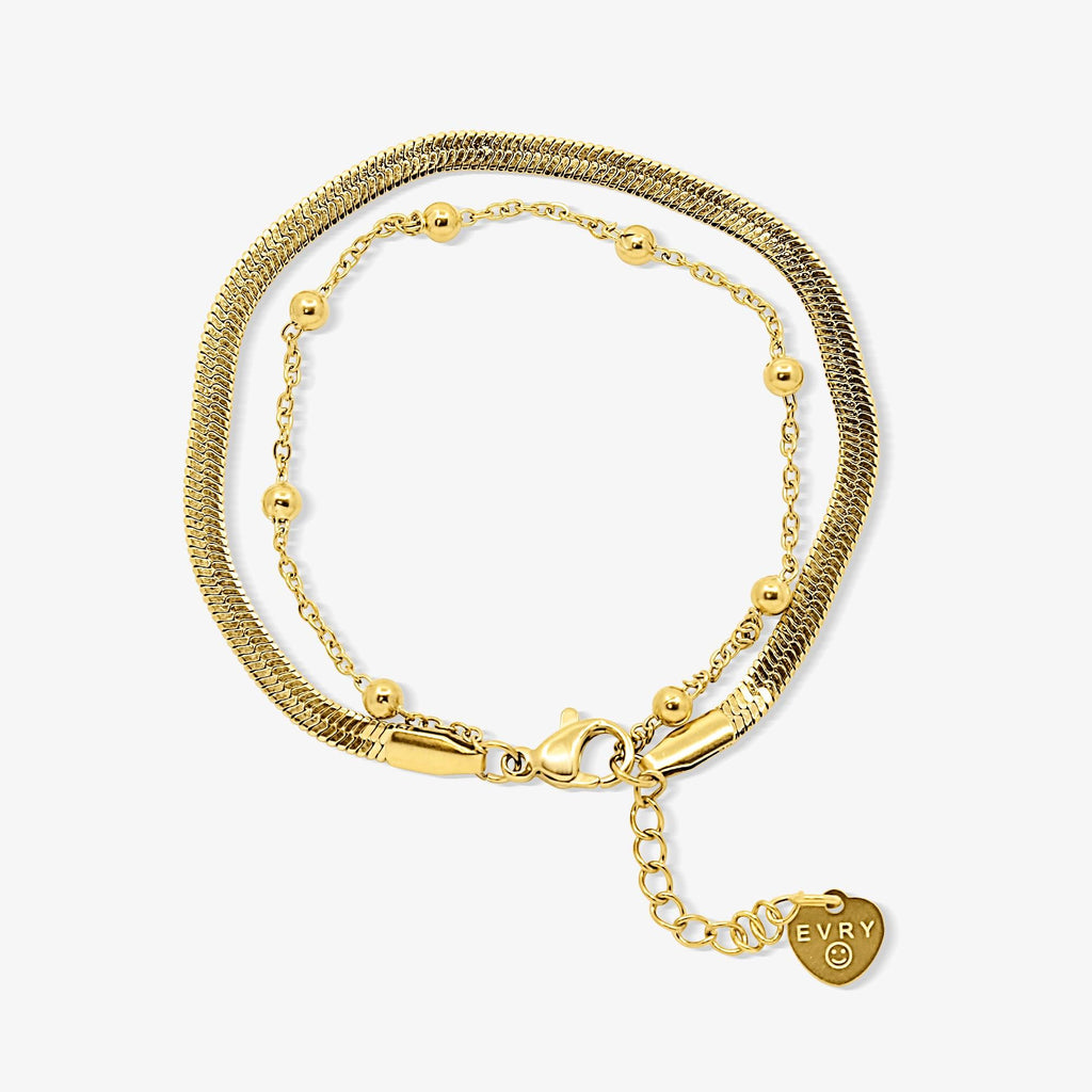 Evry Jewels Power Stack 5-Piece Bracelet Set