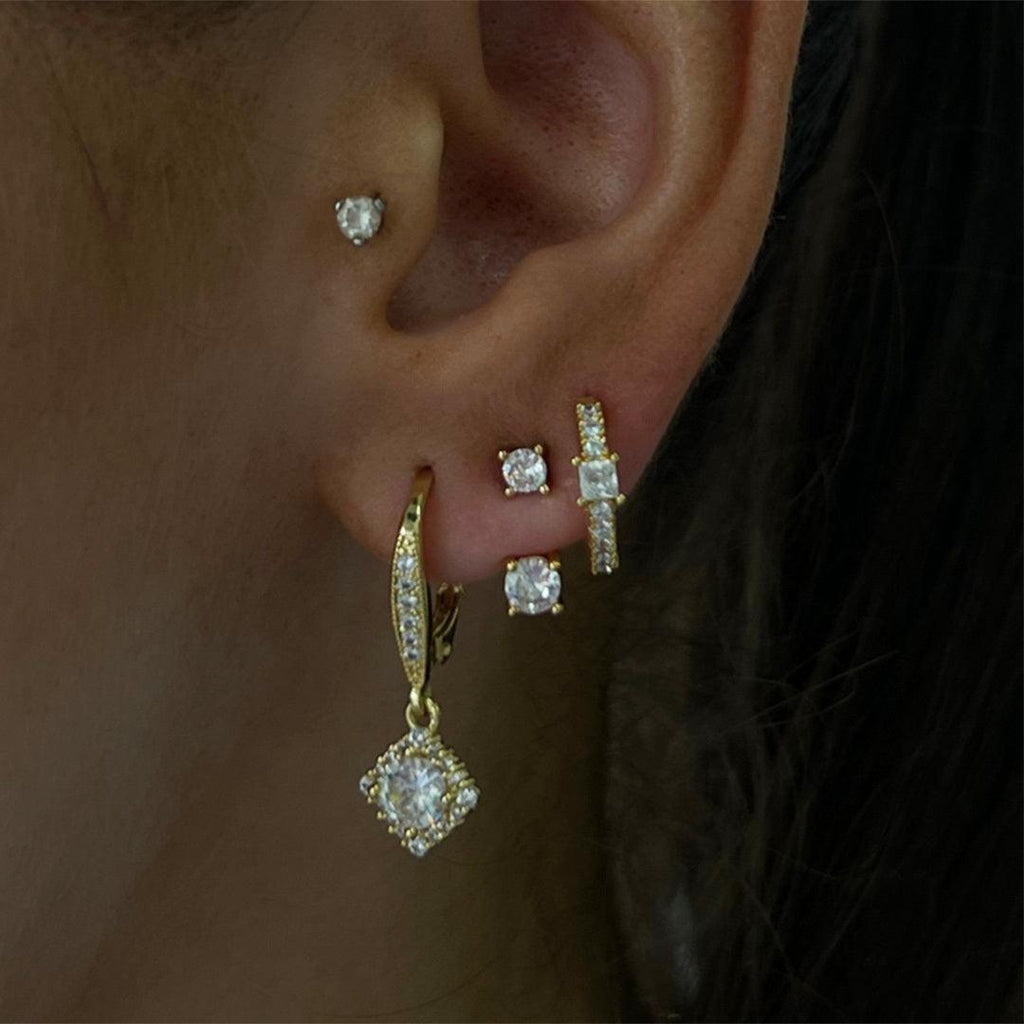 Evry Jewels Princess Earrings