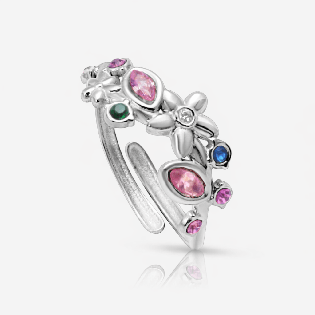 Evry Jewels Prism Petal Ring