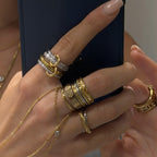 Evry Jewels Bonded Stacked Ring