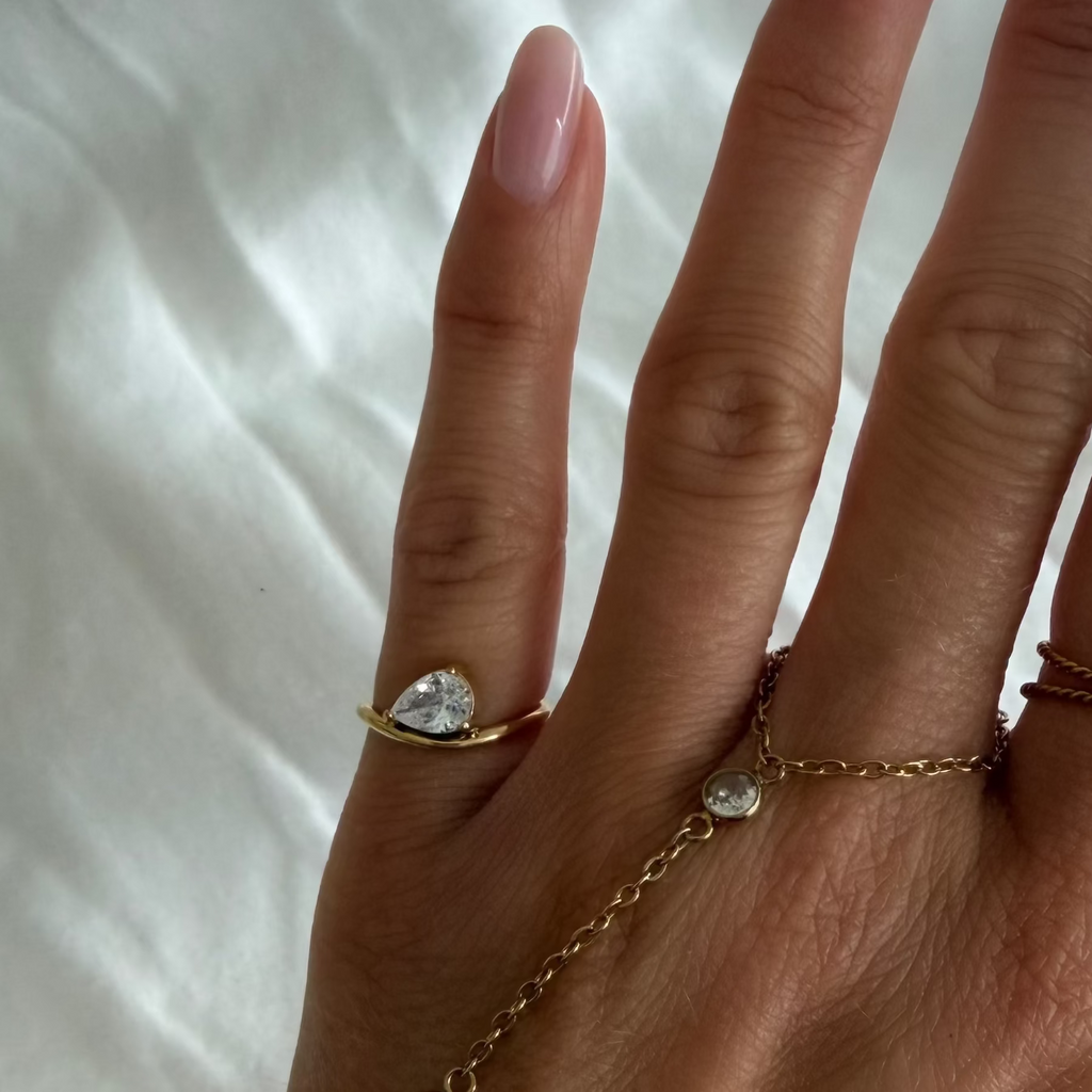 Evry Jewels Sweet Swirl Pinky Ring