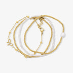 Evry Jewels Sweet Luxe Beaded Bracelet 4 Piece Set