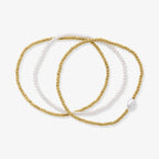 Evry Jewels Sweet Luxe Beaded Bracelet 4 Piece Set