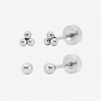 Evry Jewels Flat Back Earrings Set Collection
