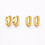 Evry Jewels Twice As Nice Hoop 2-Piece Earring Set